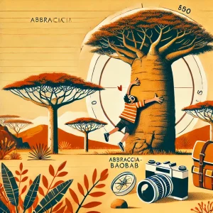 Abbraccia-baobab – L’esperienza che ti fa sentire piccolo… ma molto affettuoso.